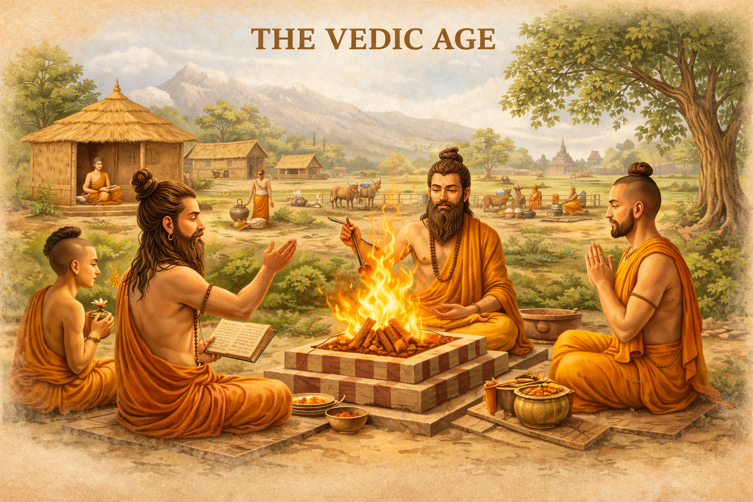 ICSE CLASS 9 HISTORY THE VEDIC PERIOD QUESTIONS AND ANSWERS